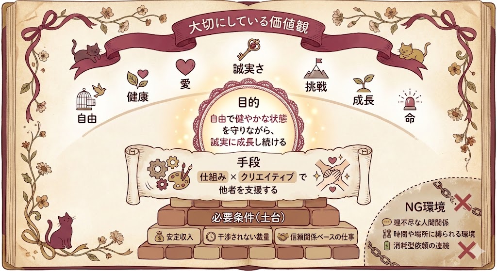 りょんの価値観マップ